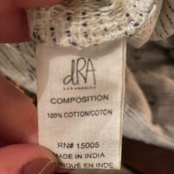 DRA for Anthroplogie Cotton off the shoulder Shift dress - Picture 3 of 3